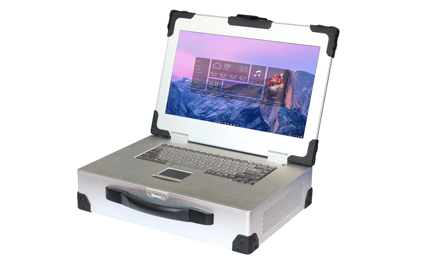 Portable ruggedized compu